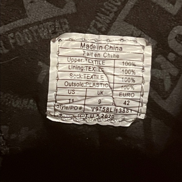 🥾 T.U.K. Velvet Creeper Booties — Black — Size 9UK 11US 42EU - Picture 5 of 5